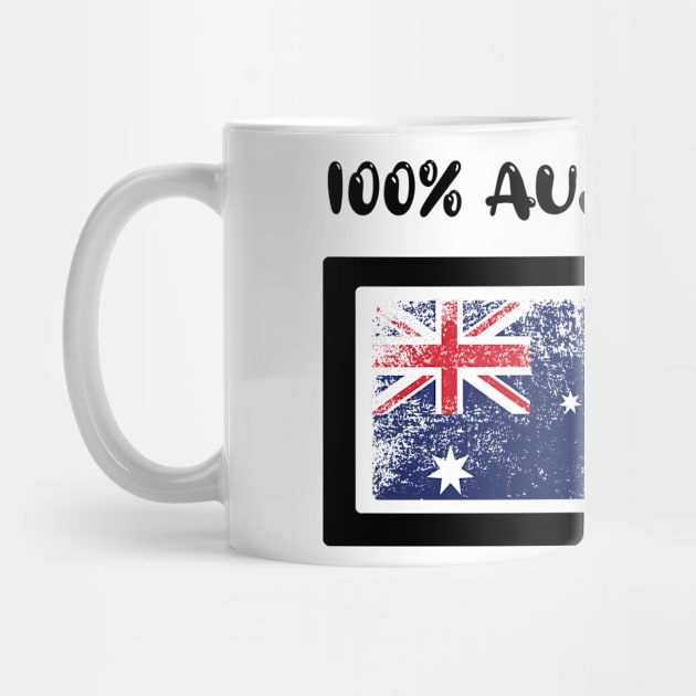 100 Percent Australian Flag by ThyShirtProject - Affiliate